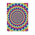Colorful Hippie Pattern Sherpa Blanket