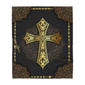 Premium Christian Jesus Catholic Mandala Cross Blanket - Best gift for Christian - sherpa blanket TT