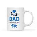 White Mug Best Dad In The World