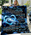 Custom Blanket Turtle To My Mother -Best Gift For Mom Mother -Sherpa Blanket TA