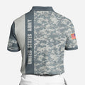 Premium Unique US Army Veteran Polo All Over Printed Shirt For Man
