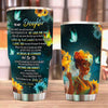 To My Daughter Beautiful Tumbler For Black Girl Personalized Tumbler Special Gift
