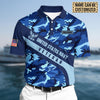 Premium Unique U.S Air Force Veteran Polo All Over Printed Personalized Shirt