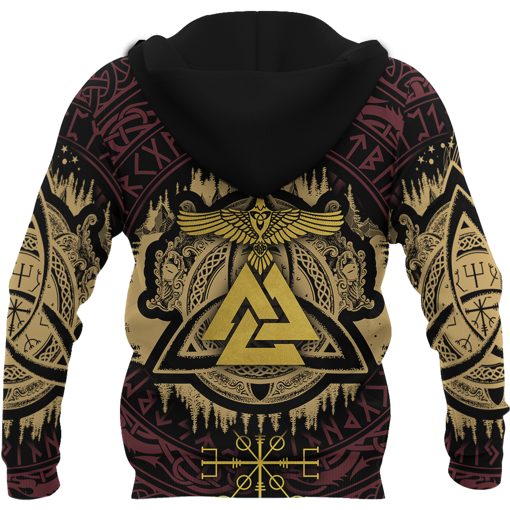 Valknut Viking All Over - Amaze Style™-ALL OVER PRINT HOODIES