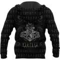 Viking Hoodie Mjolnir - Amaze Style™-Apparel