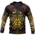 Valknut Viking All Over - Amaze Style™-ALL OVER PRINT HOODIES