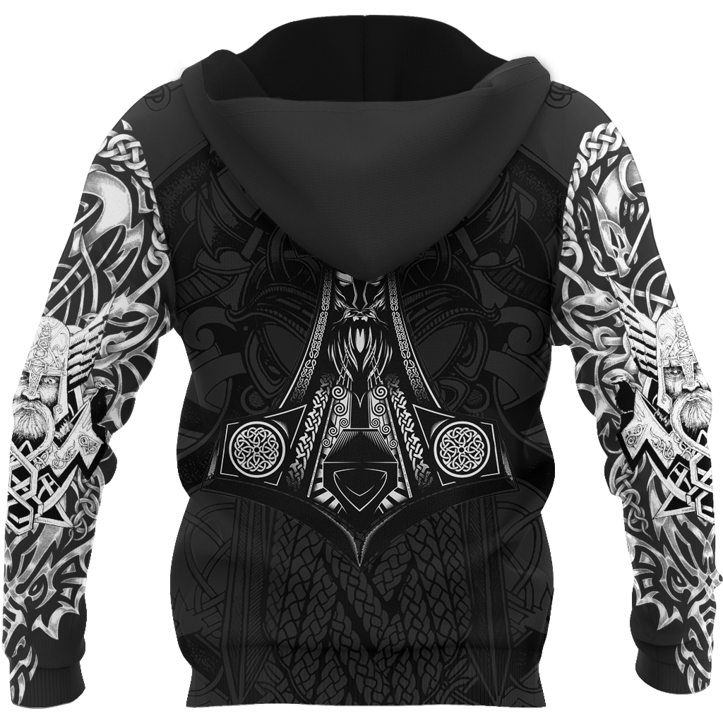 Odin Viking Tattoo Style Pullover - Amaze Style™-Apparel