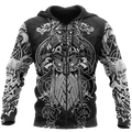 Odin Viking Tattoo Style Pullover - Amaze Style™-Apparel