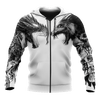 Tattoo Dragon And Wolf 3D Hoodie Shirt For Men And Women