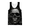 Mechanic Skull 3D All Over Printed Hoodie For Men and Women TN