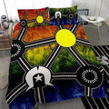 Aboriginal Duvet Cover Heal Spirit Naidoc Australia Culture design print Bedding set