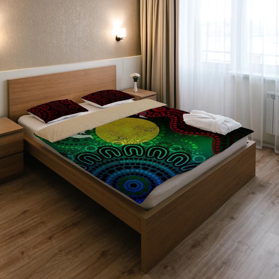 Aboriginal Duvet Cover Inspiration Of Indigenous Australia Culture design print Bedding set