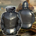 3D ALL OVER PRINTED Chainmail KNIGHT MEDIEVAL ARMOR TOPS MP797 - Amaze Style™-Apparel