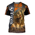DINOSAUR T-REX 3D ALL OVER PRINTED SHIRTS MP898-Apparel-MP-T shirt-S-Vibe Cosy™