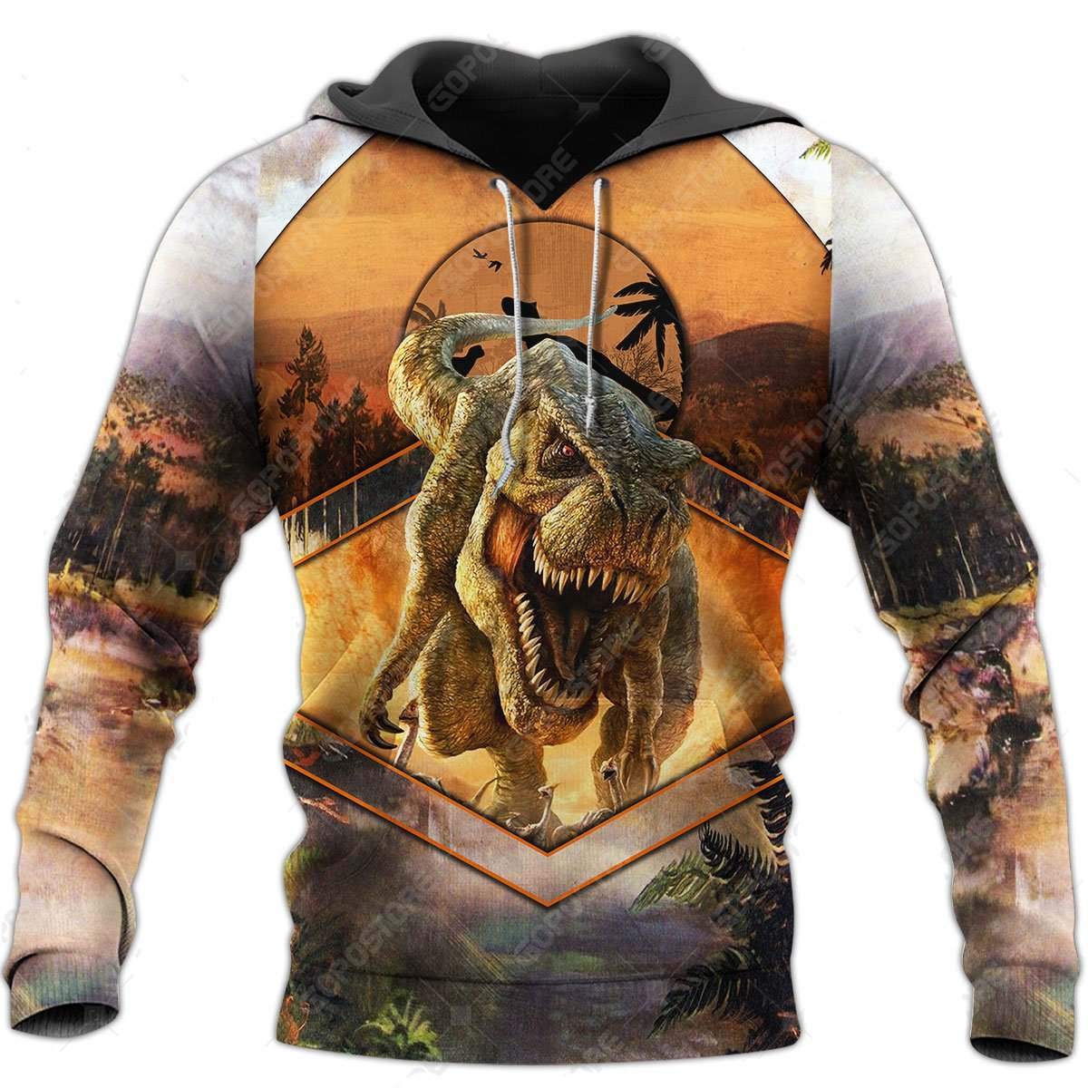 COOL DINOSAURS 3D ALL OVER PRINTED HOODIE MP910-Apparel-MP-Hoodie-S-Vibe Cosy™