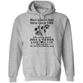 Once upon a time there was a girl who really loved dogs and tattoos shirts-Apparel-CustomCat-G185 Gildan Pullover Hoodie 8 oz.-Sport Grey-S-Vibe Cosy™