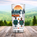 Watch People Park Their Campers Stainless Steel Tumbler Personalized Name