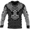 Viking Hoodie - Mjolnir Odin - Amaze Style™-Apparel