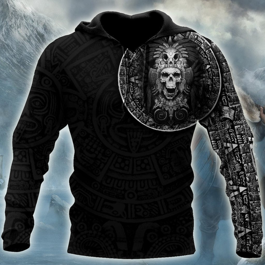 Mexican Aztec Warrior 3D All Over Printed Shirts For Men and Women