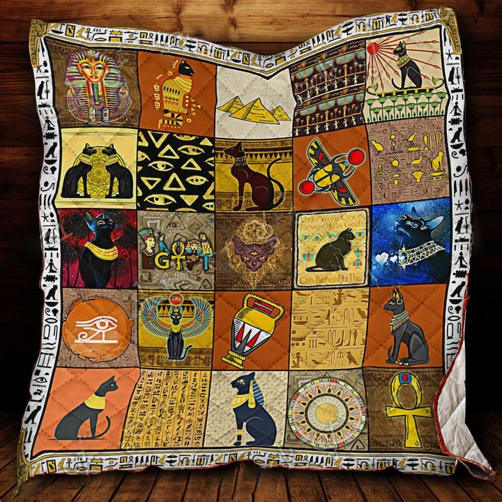 Custom Blanket Egyptians cat Sherpa Blanket HC