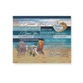 CANVAS - Beach- I choose you- Wedding Anniversary - XT