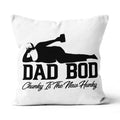 Canvas Throw Pillow Best Gift Dad Bod Chunky Is The New Hunky