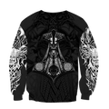 Odin Viking Tattoo Style Pullover - Amaze Style™-Apparel