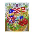 Puerto Rico Sherpa Blanket