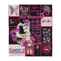Custom Blanket Breast Cancer Awareness - Sherpa Blanket DL