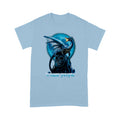 Blue Dragon Skull T-shirt I Hate People MEI