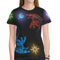 Viking T-shirt - Skoll And Hati Chasing A6 - Amaze Style™-NEW ALL OVER PRINT T-SHIRTS