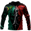 Mexican Aztec Skull 3D All Over Printed Shirts For Men and Women DQB07222006