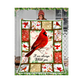 Custom Blanket Cardinal I Am Always With You Christmas Gift Sherpa Blanket HC