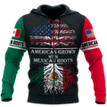 American Grown With Mexican Roots 3D All Over Printed Shirts For Men and Women QB06112003