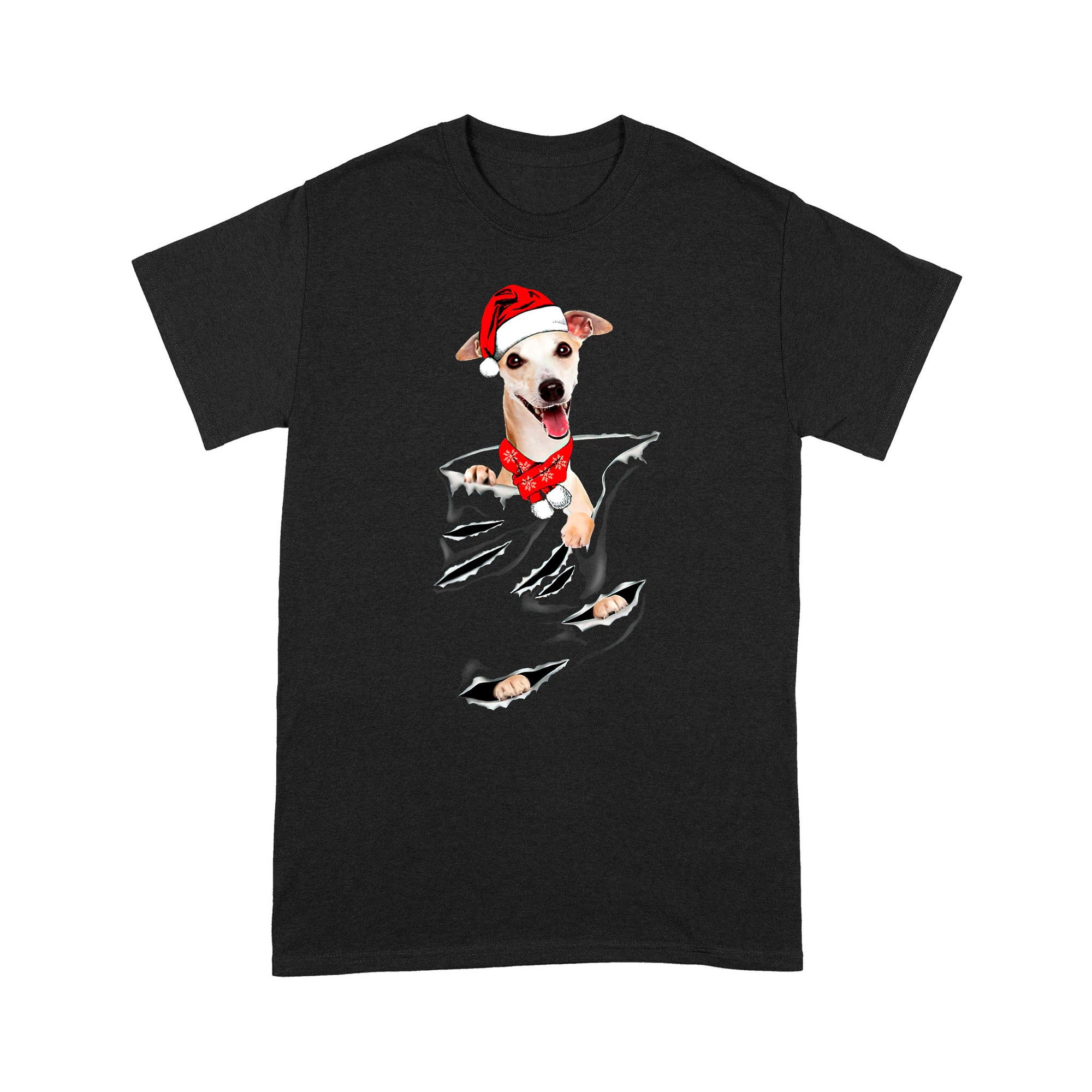 Dog Merry Christmas Greyhound Standard T-shirt HG
