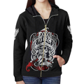 Viking Zipper Hoodie - Heimdall Son Of Odin A7 - Amaze Style™-FULL ZIPPER HOODIES