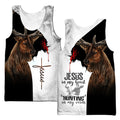 Jesus In My Heart, Hunting In My Vein 3D All Over Printed Unisex Shirt