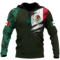 Mexico Coat Of Arm 3D All Over Printed Shirts DQB10142002