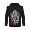 Viking Zipper Hoodie - Heimdall Son Of Odin A7 - Amaze Style™-FULL ZIPPER HOODIES