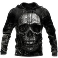 Mechanic Skull 3D All Over Printed Hoodie For Men and Women TN