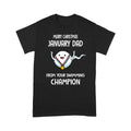 Best Christmas Gift for January Dad T-shirt DL