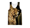 God Bless American - Lion Over  Unisex Shirts