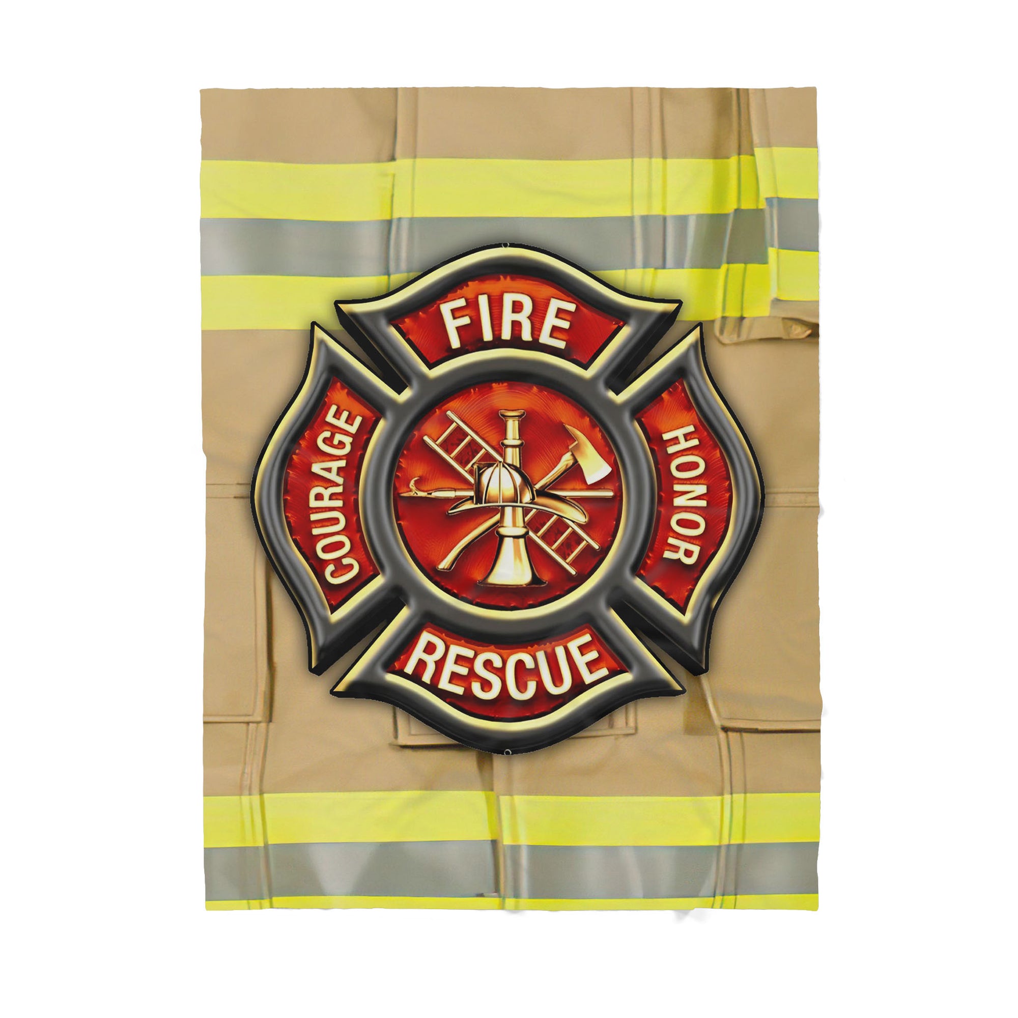 Firefighter Sherpa Blanket - Gift for Fireman Dad