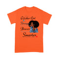 October Black Girl T shirt DL - African Girl T-shirt