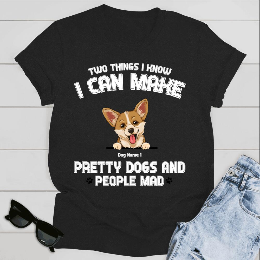 Personalized T-shirt I Can Make Pretty Dogs