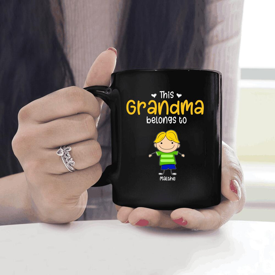 This Grandma Belongs To Personalized Mug Mother's Day Gift