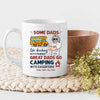 Dad And Daughters Go Camping Personalized Mug Amazing Gift For Father's Day
