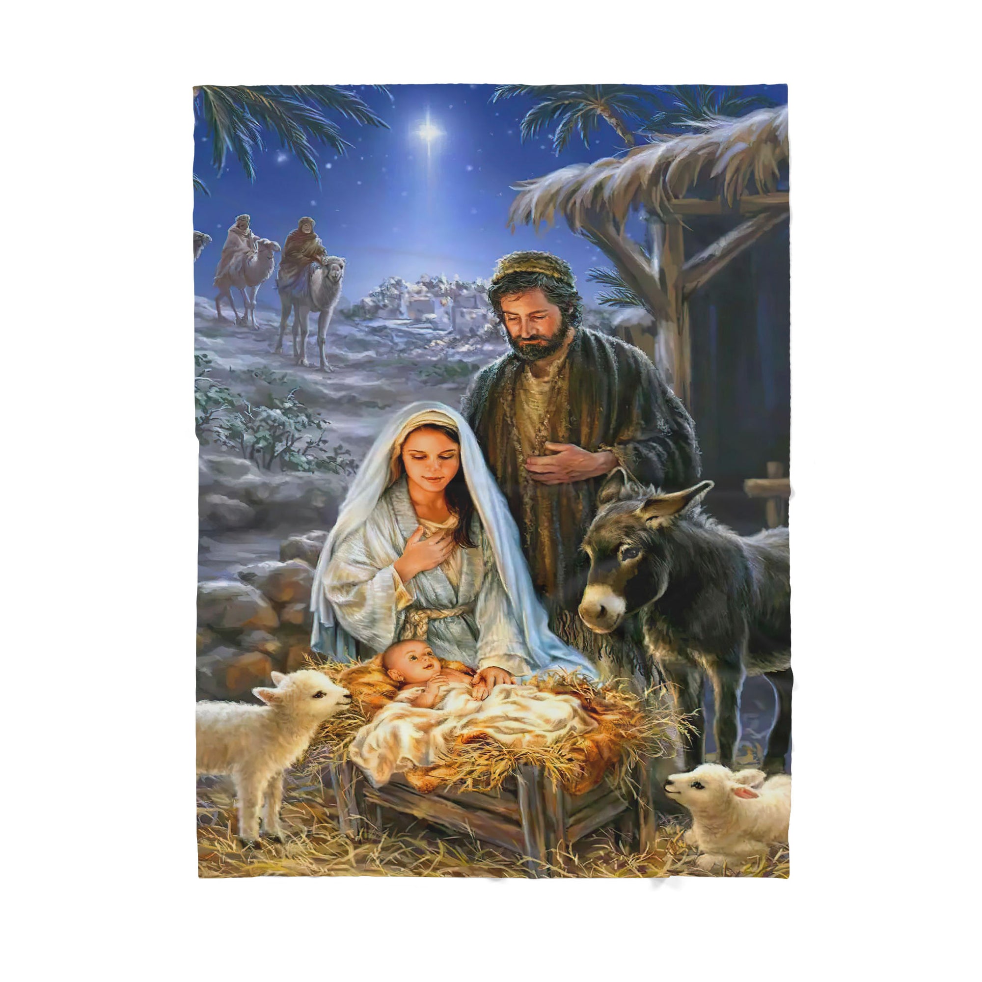 Premium Christian Jesus Gift from heaven Blanket - Best gift for Christian - sherpa blanket TT