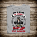 I'm A Biker Grandpa Like A Normal But Only Cooler Personalized T-Shirt, Best Gift For Grandpa