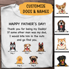 Thanks For Being My Daddy Personalized T-shirt Amazing Gift For Father Dad Papa